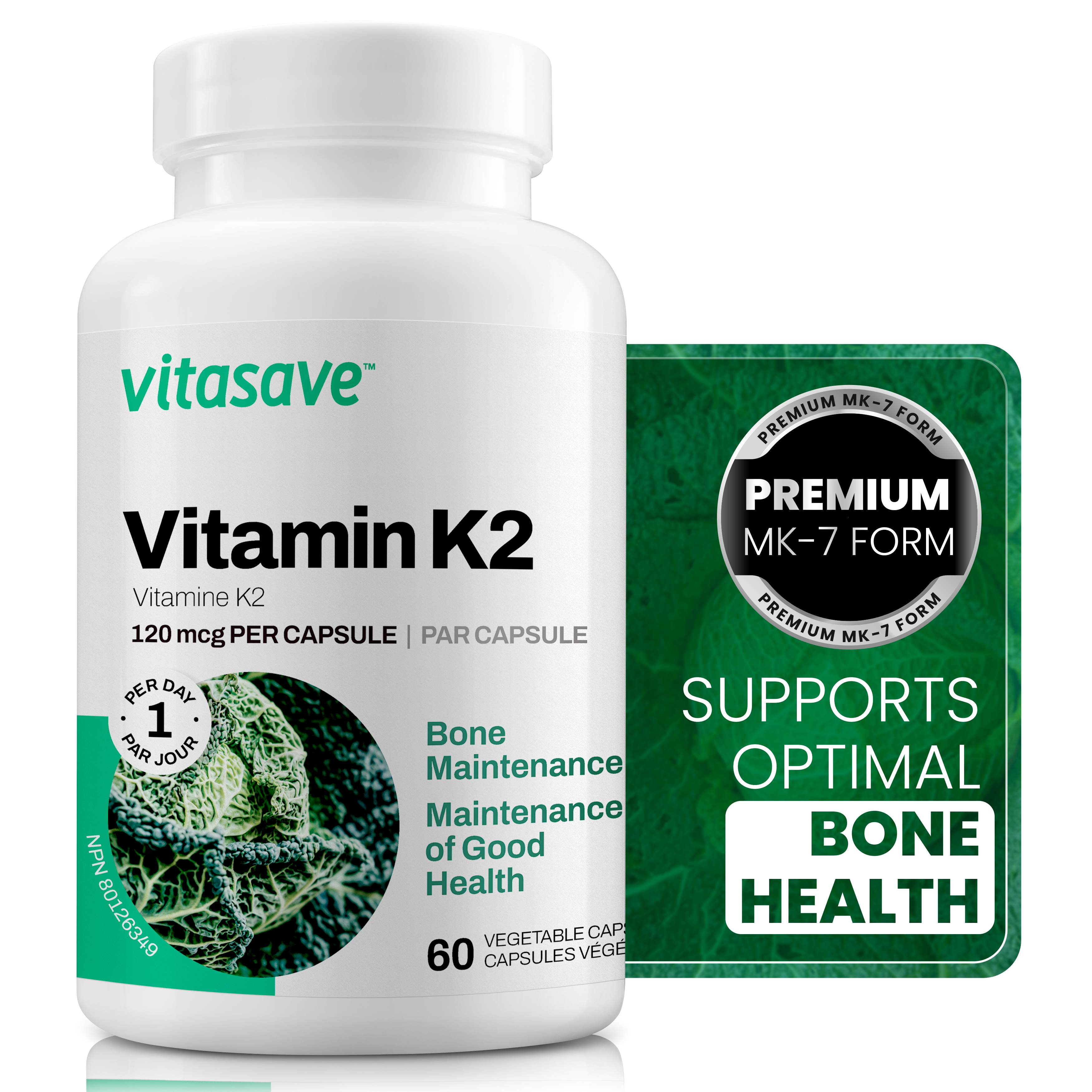 Vitasave Vitamin K2 (60 VCaps)