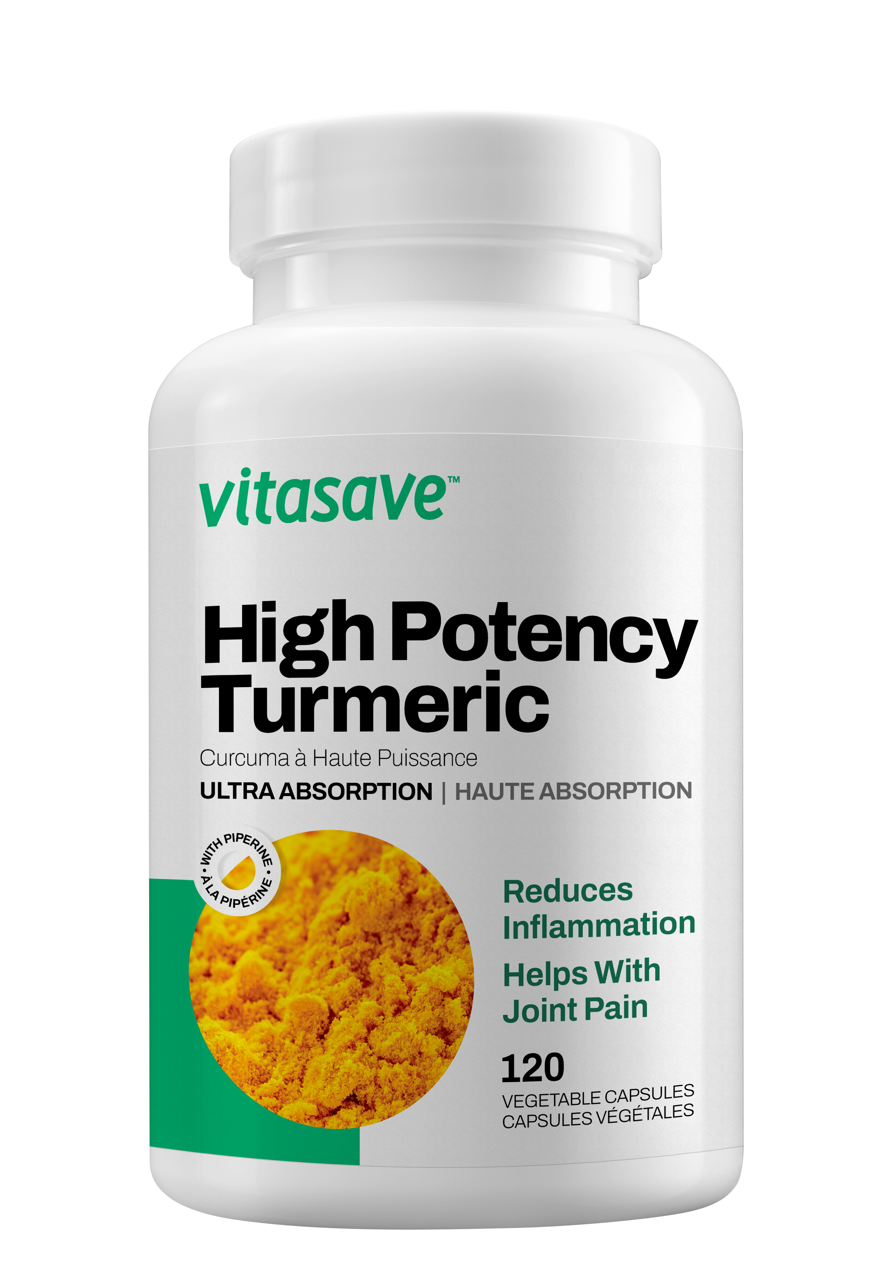 Vitasave Turmeric High Potency (120 VCaps)