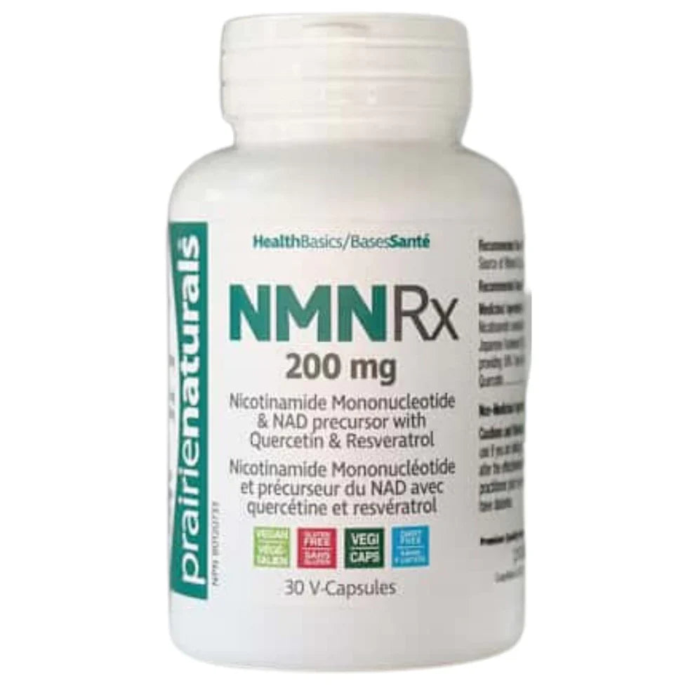 Prairie Naturals NMN Rx 200mg(30 식물성 캡슐)