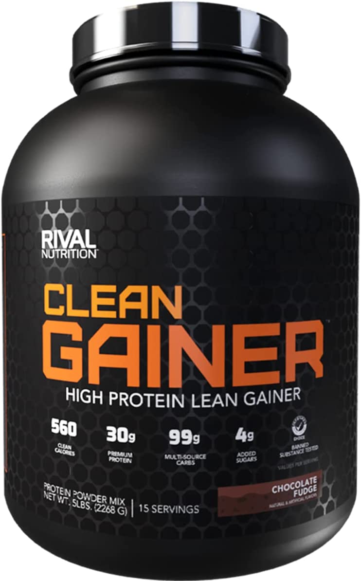 Rivalus Clean Gainer 단백질 파우더 - 초콜릿 퍼지