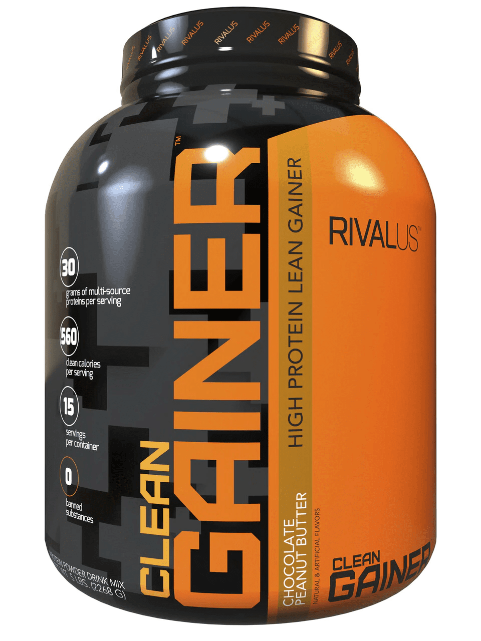 Rivalus Clean Gainer 단백질 파우더 - 초콜릿 땅콩 버터