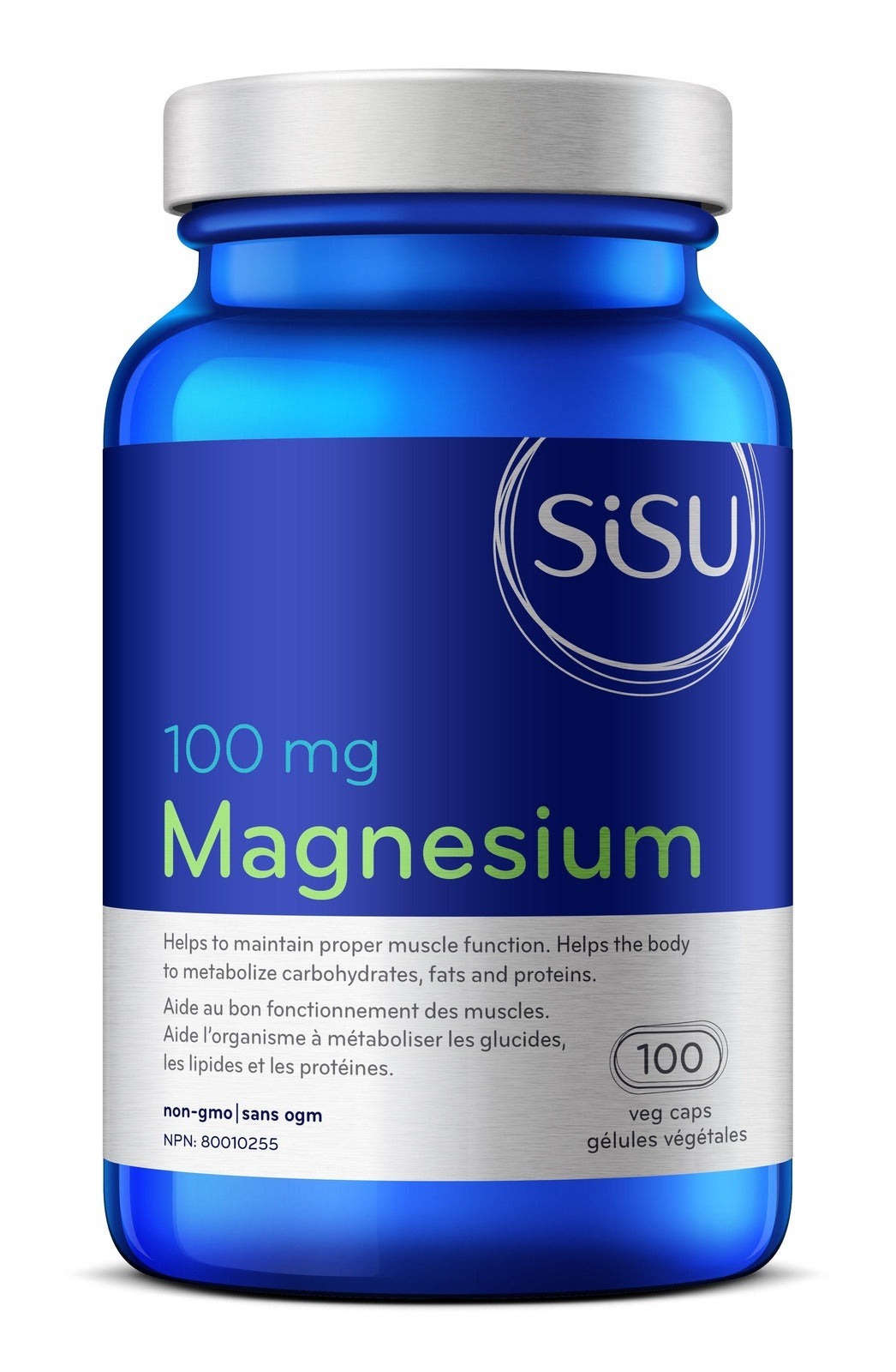 Sisu Magnesium 100 mg (100 VCaps)