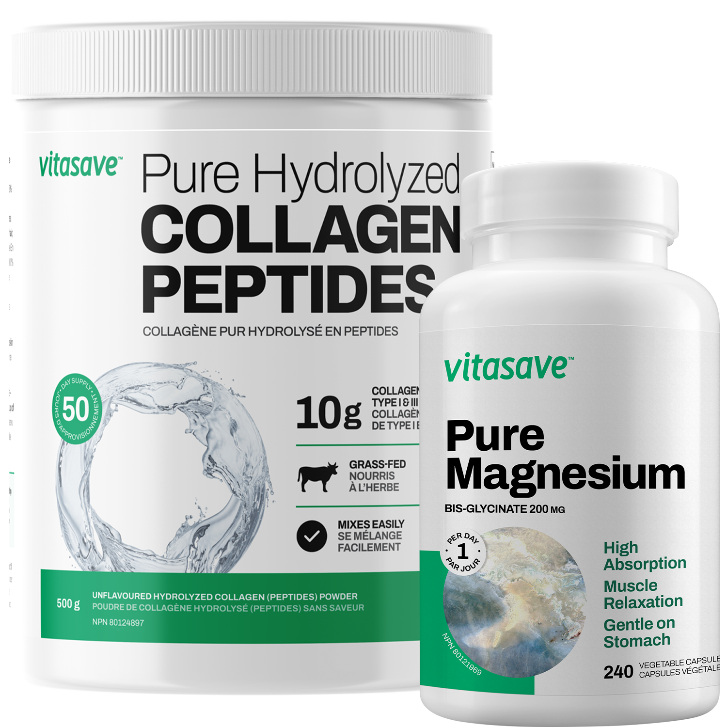 Vitasave Best Sellers Bundle (Collagen + Magnesium)