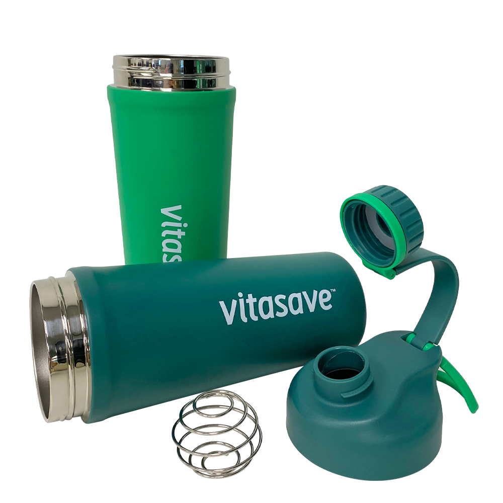 Vitasave Stainless Steel Sport Shaker Bottle (850 mL)