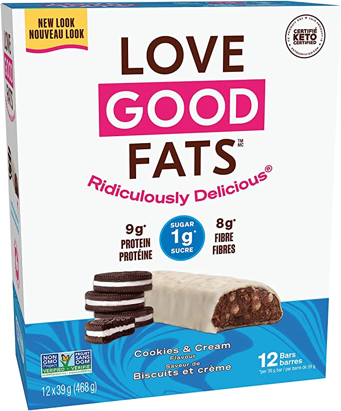 Love Good Fats Bars - Cookies & Cream