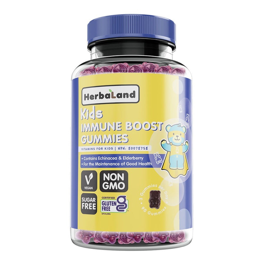 HerbaLand Kids Immune Boost Gummies - Cherry (90 Gummies)