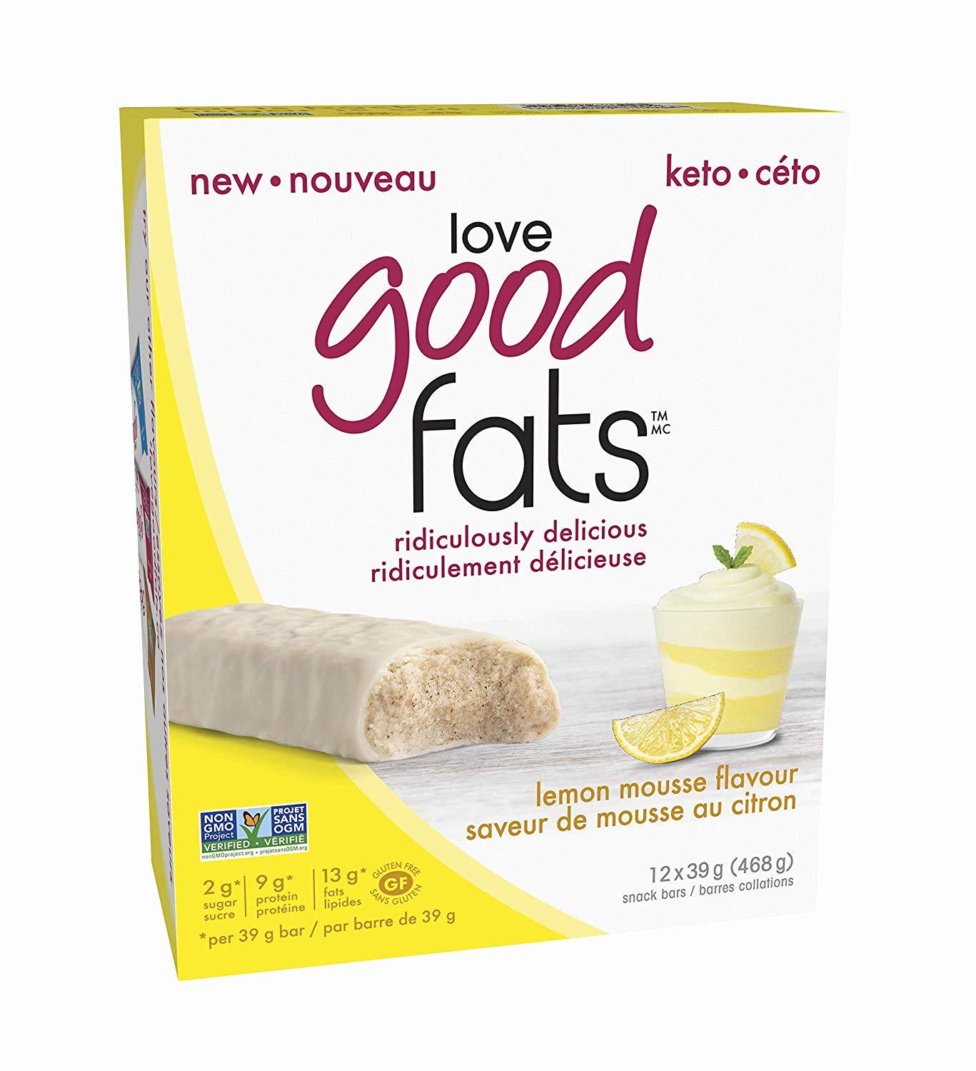 Love Good Fats Bars - Lemon Mousse