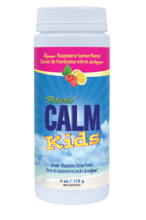 Natural Calm Kids Magnesium - Raspberry Lemon (113 g) [Clearance]