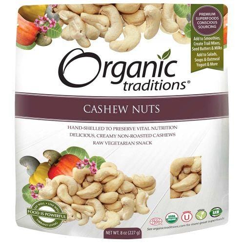 Organic Traditions Cashew Nuts (227 g)