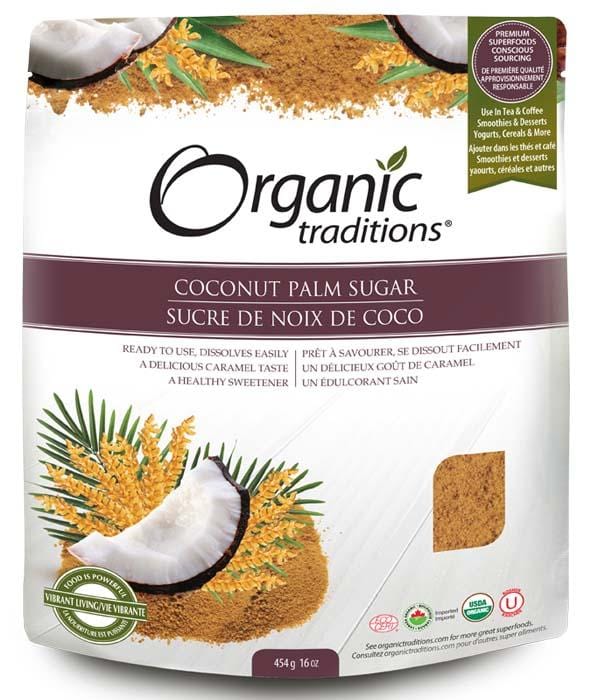 Organic Traditions Coconut Palm Sugar (454 g) [Clearance]