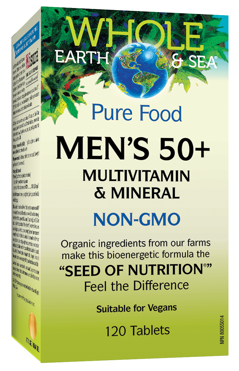 Whole Earth & Sea Pure Food Men's 50+ Multivitamin and Mineral (Tablets)